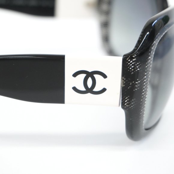 Auth Chanel Women's Sunglasses Black 5146-A - Picture 6 of 7
